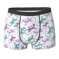 thumbnail image 6 of Men's Boxer Briefs, Color Sketch Cute Lizard Gecko Soft Comfy Mens Underwear Boxer Briefs Breathable With Widen Waist, 6 of 7