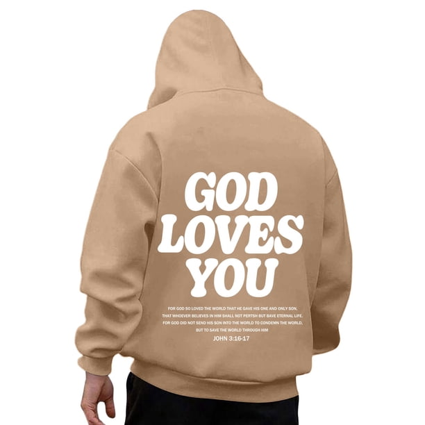WILLBEST Sudaderas Deportivas para Hombre, Camisetas Informales De Manga Larga con Gráficos, Sudaderas con Capucha, Jerséis para Mujer XGrande