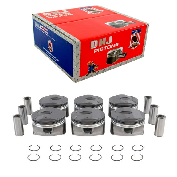 DNJ P3230 Piston Set Standard Size Fits Cars & Trucks 10-14 Chevrolet GMC 3.0L V6 DOHC LF1