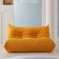 thumbnail image 2 of 90" Modern Cloud Couch for Living Room, Boucle LoveSeat 3 Seater Sofa, Plush Floor Sofa Couch for Bedroom, Apartment, Small Space (Blue Couch, No Assembly Required), 2 of 9