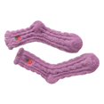 thumbnail image 1 of 1 par de calcetines de lana coral para niños, calcetines de felpa esponjosos, calcetines de lana coral, calcetines para dormir, pantuflas de lana, calcetines de toalla (púrpura), 1 of 4