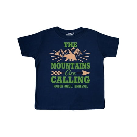 

Inktastic Pigeon Forge Tennessee the Mountains Are Calling Gift Toddler Boy or Toddler Girl T-Shirt