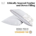 thumbnail image 4 of Almohadas de plumas de ganso puredown® estándar, juego de 2, 4 of 9