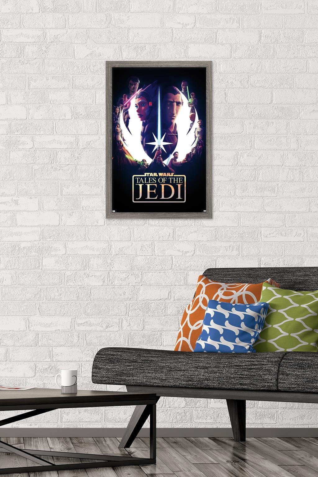 Star Wars: Tales of the Jedi - One Sheet Wall Poster, 14.725" x 22.375" Framed