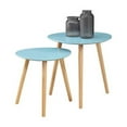 thumbnail image 4 of Convenience Concepts Oslo Tables d'Appoint Gigognes en Fini Bois Vert Menthe, 4 of 5