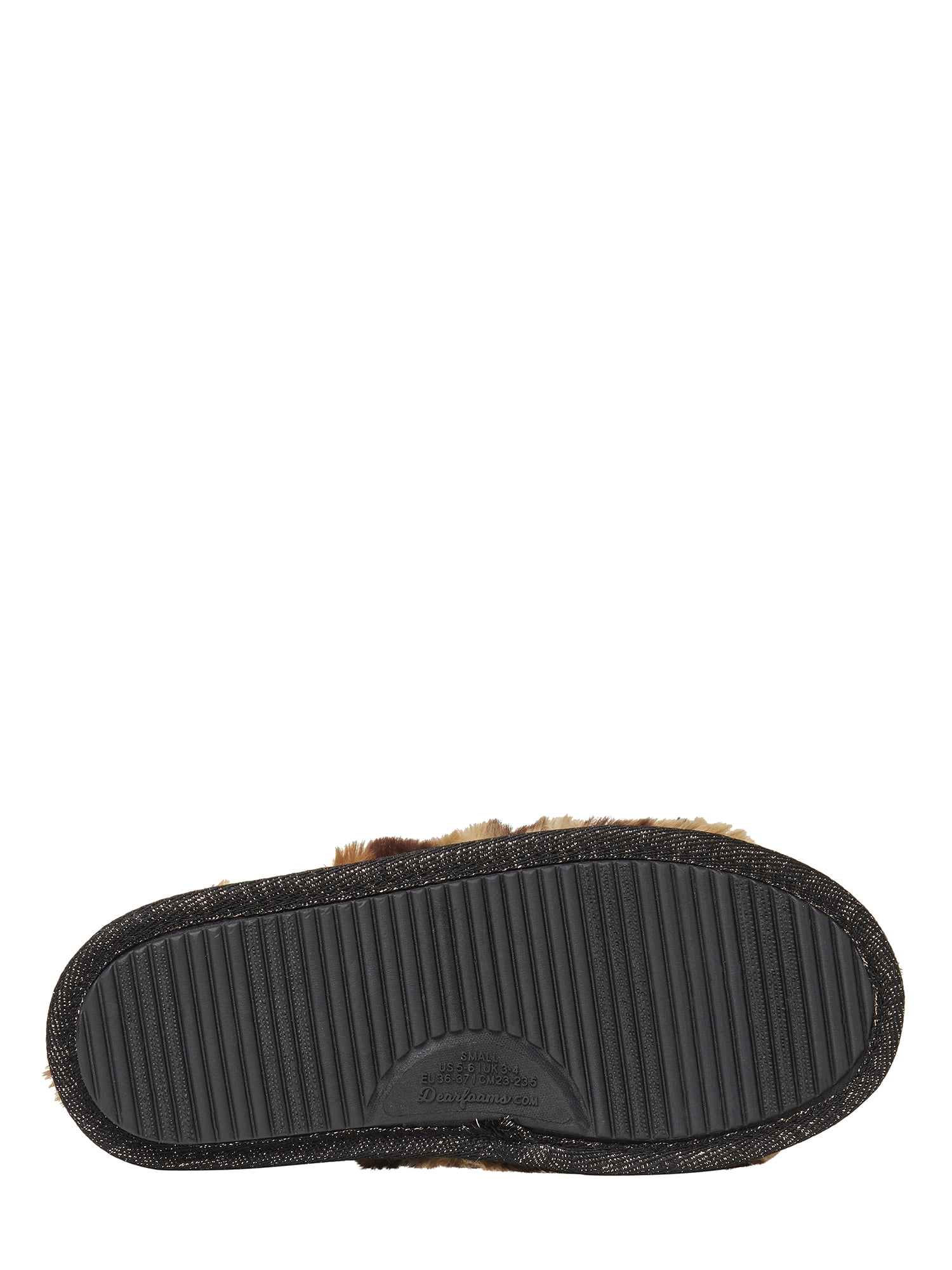 Dearfoams Women's Fur Mama Novelty Slide Slippers