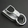 thumbnail image 2 of Key Chain Clip Zinc Alloy Belts Hanging Fashion Portable Home Keychain Buckle Portable Backpack Wallet Pendant for Man Silver, 2 of 10
