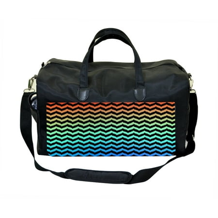 Orange Ikat Ombre Chevrons-Jacks Outlet TM Weekender Bag