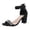 Z04 Black, variant on Xijirk Sandals Women,Summer Open Toe Pointed Stiletto Sandals with Side Cutouts Elastic Straps Rhinestone Heels Dressy Footwear,,Black,6