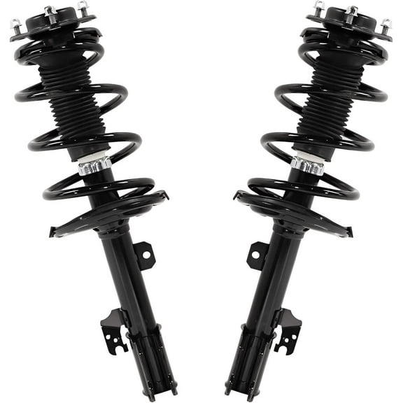 Detroit Axle - FWD Front Struts w/Coil Spring Assembly Replacement for 2011 2012 2013 2014 Toyota Sienna 3.5L - 2pc Set