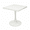 (NEW) 60*60CM (WHITE), variant on FENGFAN Black 23.6 Inch Square Tulip Dining Table Mid Century Modern Metal Pedestal Small Bistro Table 1 Pack