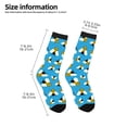 thumbnail image 5 of Junzan Flying Bees Mens Funny Socks For Men Women Colorful Fun Novelty Crew Patterned Socks, 5 of 9