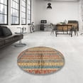 thumbnail image 3 of Ahgly Company Indoor Rectangle Abstract Chestnut Red Oriental Area Rugs, 8' x 12', 3 of 6