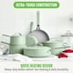 thumbnail image 4 of GreenLife Dream Juego de utensilios de cocina antiadherentes de cerámica de 10 piezas, sin PFOA, sin PFAS, ollas y sartenes con tapas, apto para lavavajillas y horno, asas que se mantienen frescas, el, 4 of 5