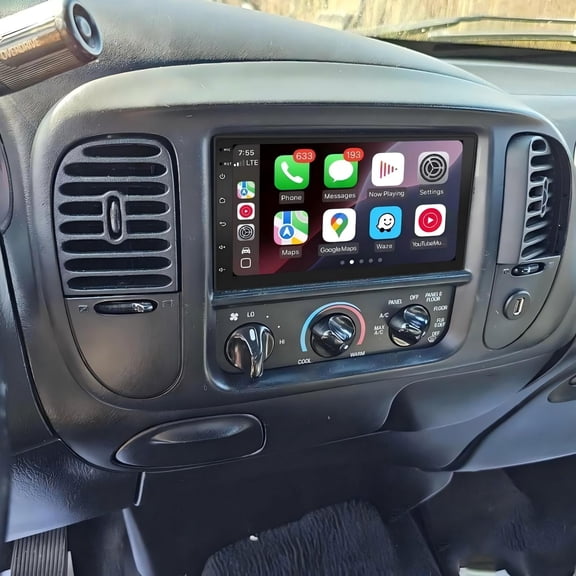 Zcargel 7" Car Stereo Android 13 2 32G for Ford F150 Wired Wireless with CarPlay GPS Navigation WiFi Bluetooth