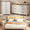 5-piece set-Beige, variant on Lofka Bedroom Furniture Set – Queen Bed Frame, 2 Nightstands with Charging & RGB Lights, 5-Drawer Dresser & 6-Drawer Dresser for Large Bedrooms