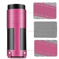 thumbnail image 3 of Case for Amazon Echo Plus (Hot Pink) - Premium PU Leather Cover Sleeve Skins Carrying Storage Travel Bag with Holding Strap & Carabiner Hook Protective Accessory for Echo Plus & 1st Gen Echo, 3 of 7