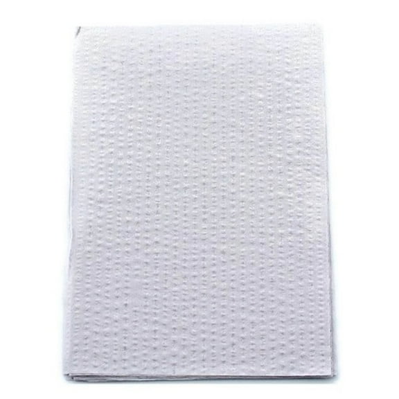 Crosstex WEXASI Advantage Dental Patient Bibs 2-Ply 13 X 18 Silver Grey 500/Case