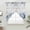 Gray, variant on Blue Starfish Coastal Swag Curtains for Kitchen/Bedroom/Living Room, Eucalyptus Summer Nautical Shell Rustic Scalloped Curtains 63 Inch Long, Window Swag Topper Curtains Valances 2 Panels Set 36"x63"