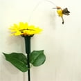 thumbnail image 2 of pitrice Solar Butterfly Hummingbird Simulation Bird Butterfly Disc Feather Bird Horticulture Sunflower Sunflower Butterfly Hummingbird, 2 of 9