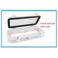 Marine Boat Yacht RV Porthole ABS Plastic Rectangular Hatches Port
