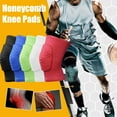 thumbnail image 2 of Honeycomb Basketball Knee Pads Short Compression Leg Protector Sleeve New G8, 2 of 9