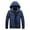 Dark Blue, variant on Winter Coats for Women Zpanxa Men's Waterproof Jackets, Casual Patchwork Thicken Warm Hooded Zipper Coats with Multi Pocket Dark Blue XXL