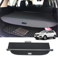 thumbnail image 1 of Powerty Compatible with Cargo Cover Ford Edge 2023 2015-2022 Rear Retractable Trunk Shade Shield Luggage Tonneau Cover Black No Gap, 1 of 4