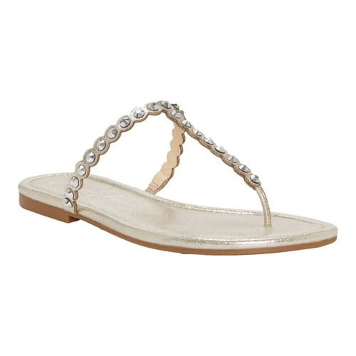jessica simpson gold flat sandals
