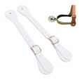 thumbnail image 1 of Pair of Synthetic Leather Spur Straps, Adjustable Length 22cm Long  Cowboy Spur Holder for Equestrian, Rhinestone Embellishments, Nappa Leather Material, 1 of 7