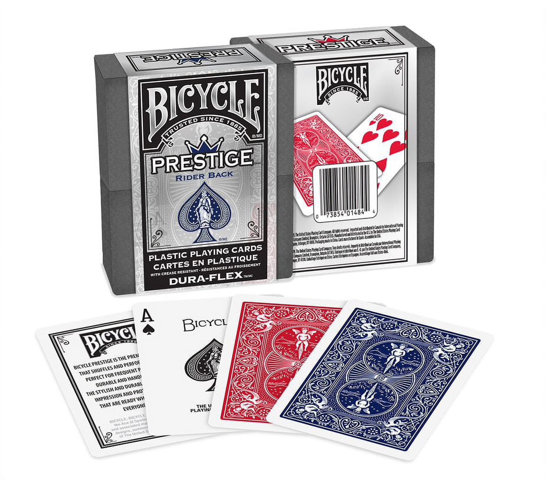 Bicycle Prestige Dura Flex Plastic Playing Cards Walmart