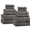 thumbnail image 2 of Superior Egyptian Cotton Absorbent 12-Piece Charcoal Towel Set, 2 of 13