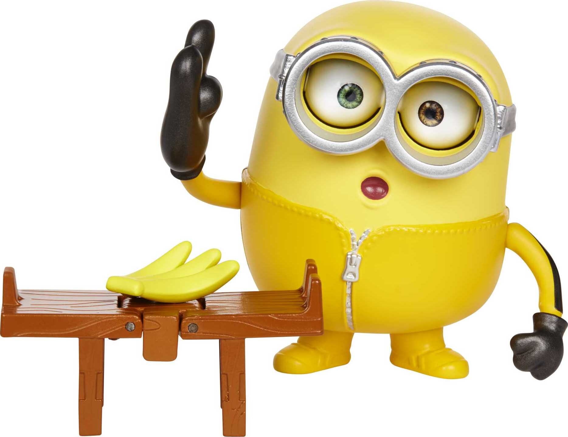 Minions Loud N' Rowdy Bob Character Toy For Kids Ages 4 Years & Up -  