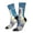 2 Black-2, variant on Clear Sky Blue Cat Print Adult Socks for Men & Women,Calf Socks, Ankle Socks,Boots Socks,Breathable Casual Sock,Unisex Crew Socks