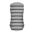 thumbnail image 4 of Tmtolofot Women's Vest Striped Print T-Shirt Ladies Round Neck Short Sleeves Top Loose Comfortable Camisole Women Sleeveless Basic Blouse Shirts 2024 Summer Fashion Tops，3_Gray，Large, 4 of 5