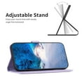 thumbnail image 3 of Feishell Wallet Case for iPhone 16, Wallet Flip Case [Kickstand] with RFID Blocking Card Holders [Shockproof] High Qulity PU Leather Magnetic Closure Case For iPhone 16, Lightpurple, 3 of 10