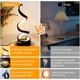 thumbnail image 3 of Lámpara de Mesa, Lámpara USB con Diseño Espiral Moderno 3 Colores de Luz Ajustable y Brillo Regulable Iluminación Suave para Dormitorio Oficina Salón y Estantería, 3 of 7
