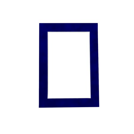 

Suede Texture Photo Mat - Royal Blue 22x28 for 20x24 Photos - Fits 22x28 Frame
