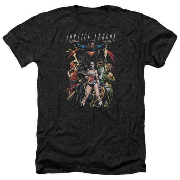 Jla - Dark Days - Heather Short Sleeve Shirt - X-Large