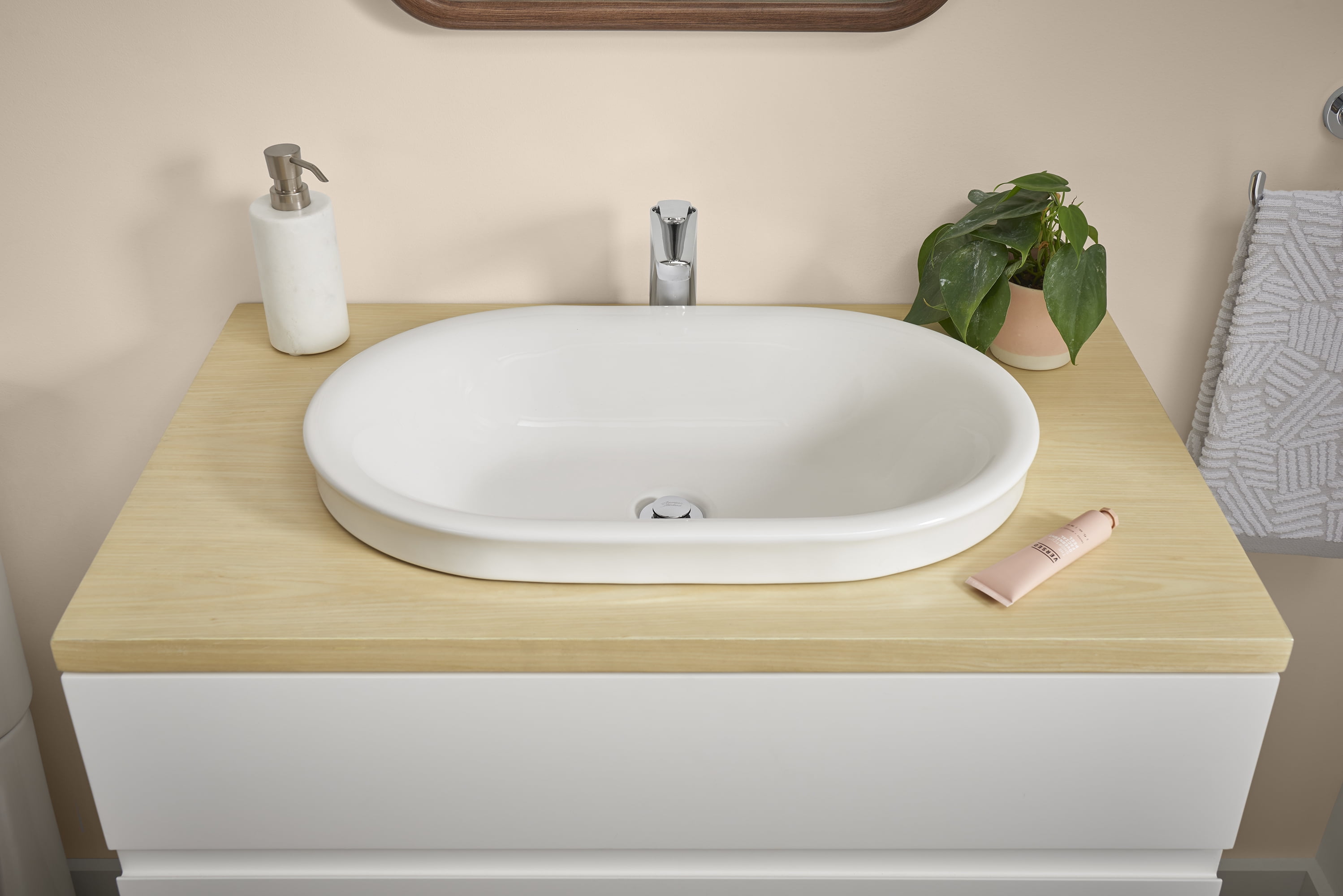 American Standard Studio S 22.5 in. Above Counter Bathroom Sink in White