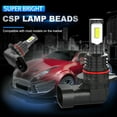 thumbnail image 2 of For Chrysler Pacifica 2017,2018 9005/HB3 H11 Combo Led Headlights High Low Beam 8000 Lumens 6000k Kits 4x Bulbs Super Bright 300% Brighter LED High Power Lamp Bulbs Plug and Play, 2 of 13