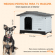 thumbnail image 3 of Casa Para Perro Mediana Poli Pets Dublín Color Gris Poli Pets PP-CMDGNG, 3 of 9