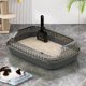 thumbnail image 5 of Arenero para gatos semicerrado de lados altos con diseño a prueba de salpicaduras, bandeja extragrande para gatos, incluye pala y pedal antifugas para un uso doméstico sencillo, construcción de plást, 5 of 6