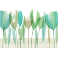 thumbnail image 2 of Kouta, Flora 18x13 White Modern Wood Framed Museum Art Print Titled - Serene Greens III, 2 of 4