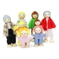 thumbnail image 4 of Dollhouse 8pcs/set For Kids Children With, 4 of 8