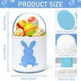 thumbnail image 2 of Ayieyill Easter Basket, Easter Bunny Baskets for Kids with Cute Rabbit Pattern, Easter gift baskets, 2 of 7