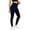 Dark Blue(Great Pants), variant on ZHYou No Boundarie Women's Yoga Leggings Ribbed Knit High Waist Tummy Control Stretchy Slim Fit Button Skinny Casual Seamless Basic Pants,White,Size XL