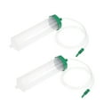 thumbnail image 1 of Jeringas de dispensador de pegamento de tubo de aire de 300cc claras con adaptador para uso industrial, 2 piezas (tapa de plástico), 1 of 3
