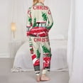 thumbnail image 6 of Goofa Merry Christmas 1 Printed Women’s 2 Piece Pajama Set Super,Pajamas Women's Long Sleeve Sleepwear Soft Button Down Loungewear Pjs Lounge Set Nightwear-X-Large, 6 of 9