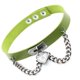 thumbnail image 2 of Guardurnaity Mujeres PU cuero gargantilla cadena collar corazón Metal Punk niñas joyería regalo Ropa, zapatos y accesorios Miscelánea Verde Guardurnaity PS11278-05, 2 of 6